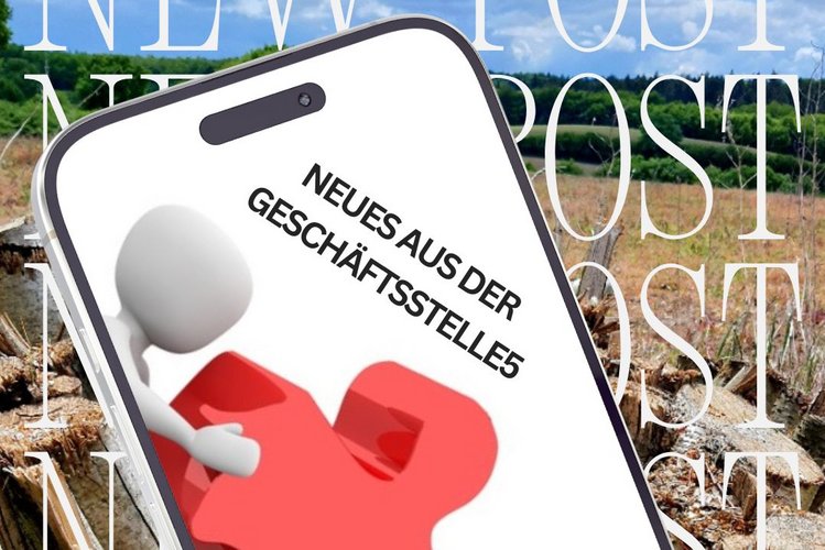 ein Handy auf dem Neuigkeiten zu lesen sind