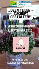 Einladungsplakat mit Erinnerungsglocke