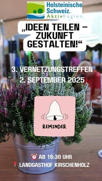 Einladungsplakat mit Erinnerungsglocke