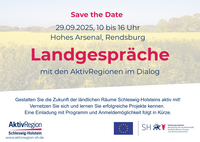 Terminankündigung Landgespräche 29.09.2025